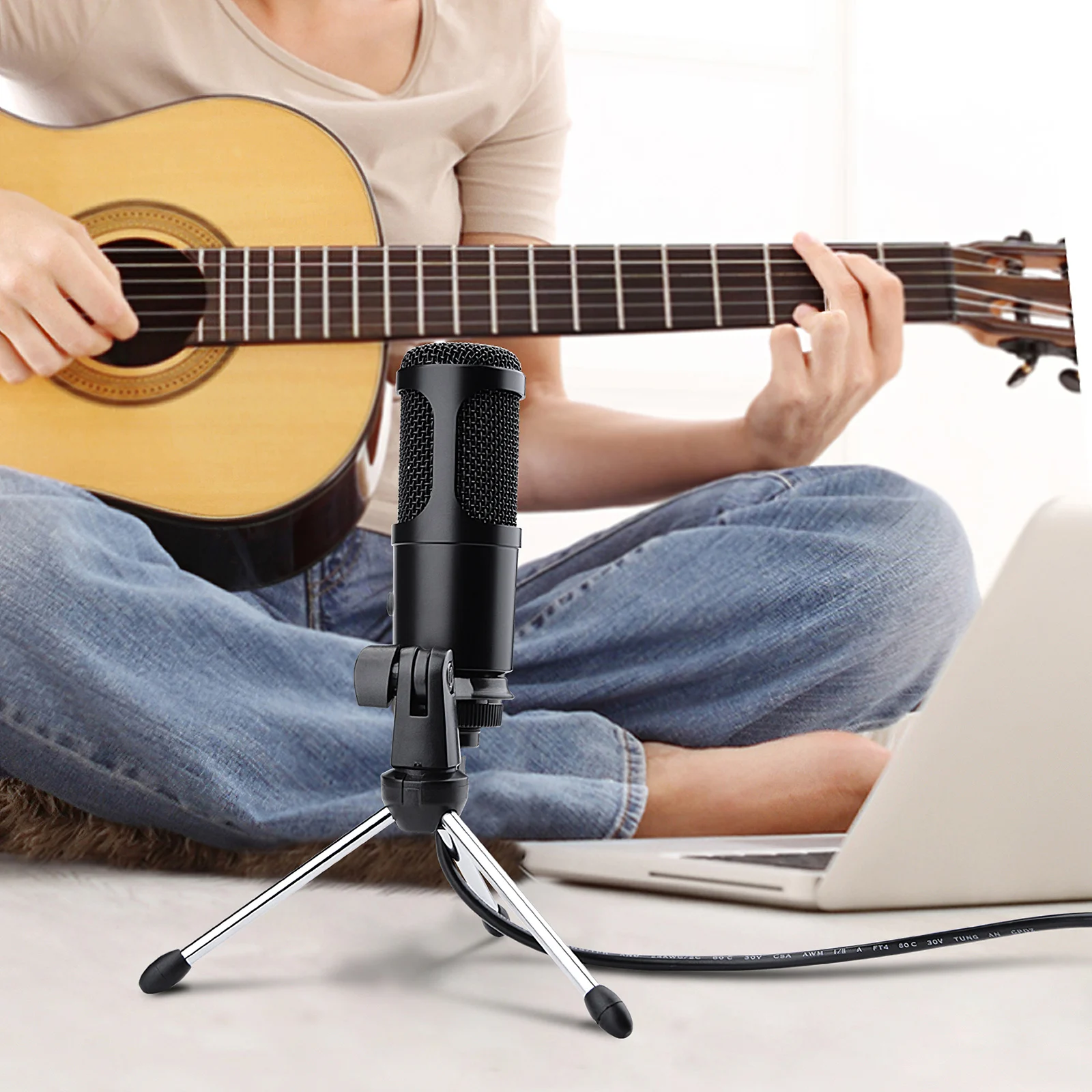 

Streaming USB Microphone Metal Condenser Microphones For Laptop Computer Recording Studio Streaming Karaoke For Youtube
