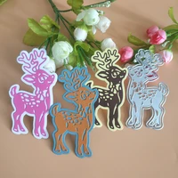 new exquisite deer metal cutting dies used for diy scrapbooks cards photo albums photo frame decorations handmade crafts