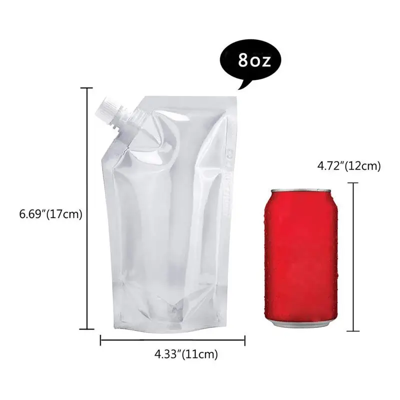 5 шт. фляжки с воронкой для питья многоразовые | Дом и сад