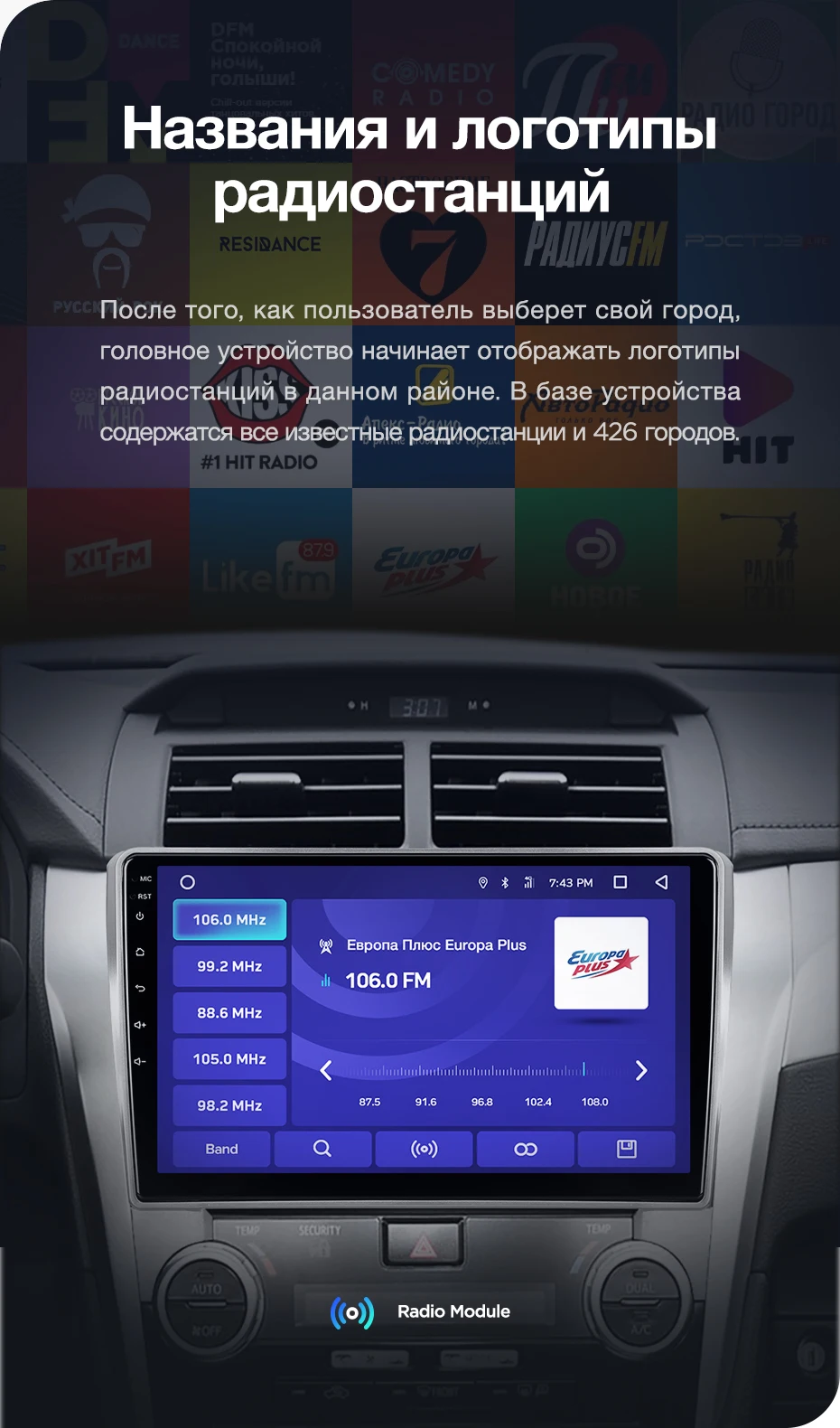 TEYES CC2 Штатная магнитола для Тойота Камри 8 50 Toyota Camry 8 50 55 2011 2012 2013 Android 8.1, до 8-ЯДЕР, до 4+ 64ГБ 32EQ+ DSP 2DIN автомагнитола 2 DIN DVD GPS мультимедиа автомобиля головное устройство