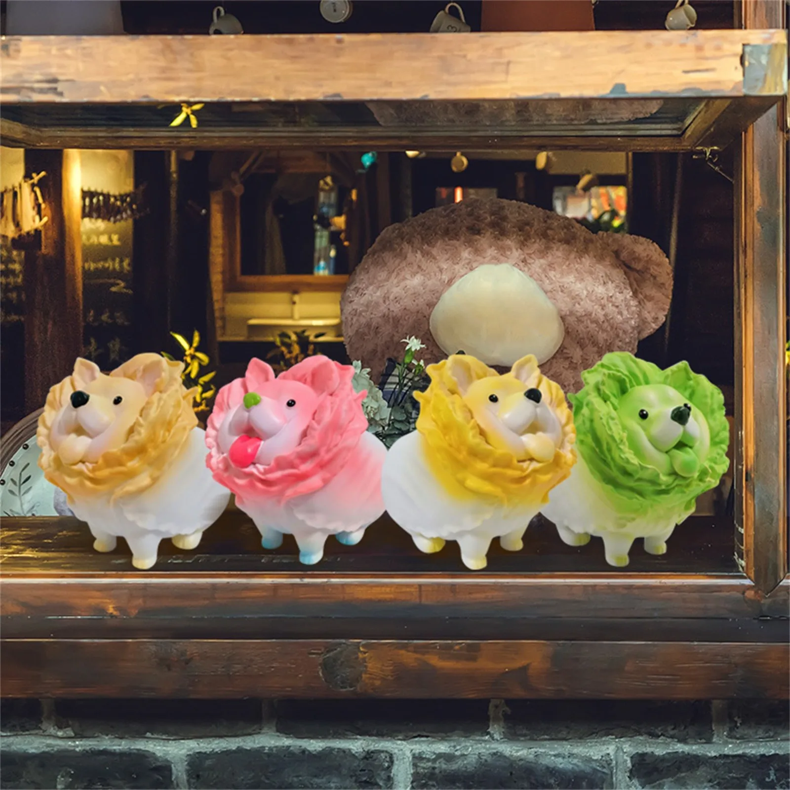 Аниме игрушки Капуста собака в таком же стиле Овощной эльф модная игра подарок на