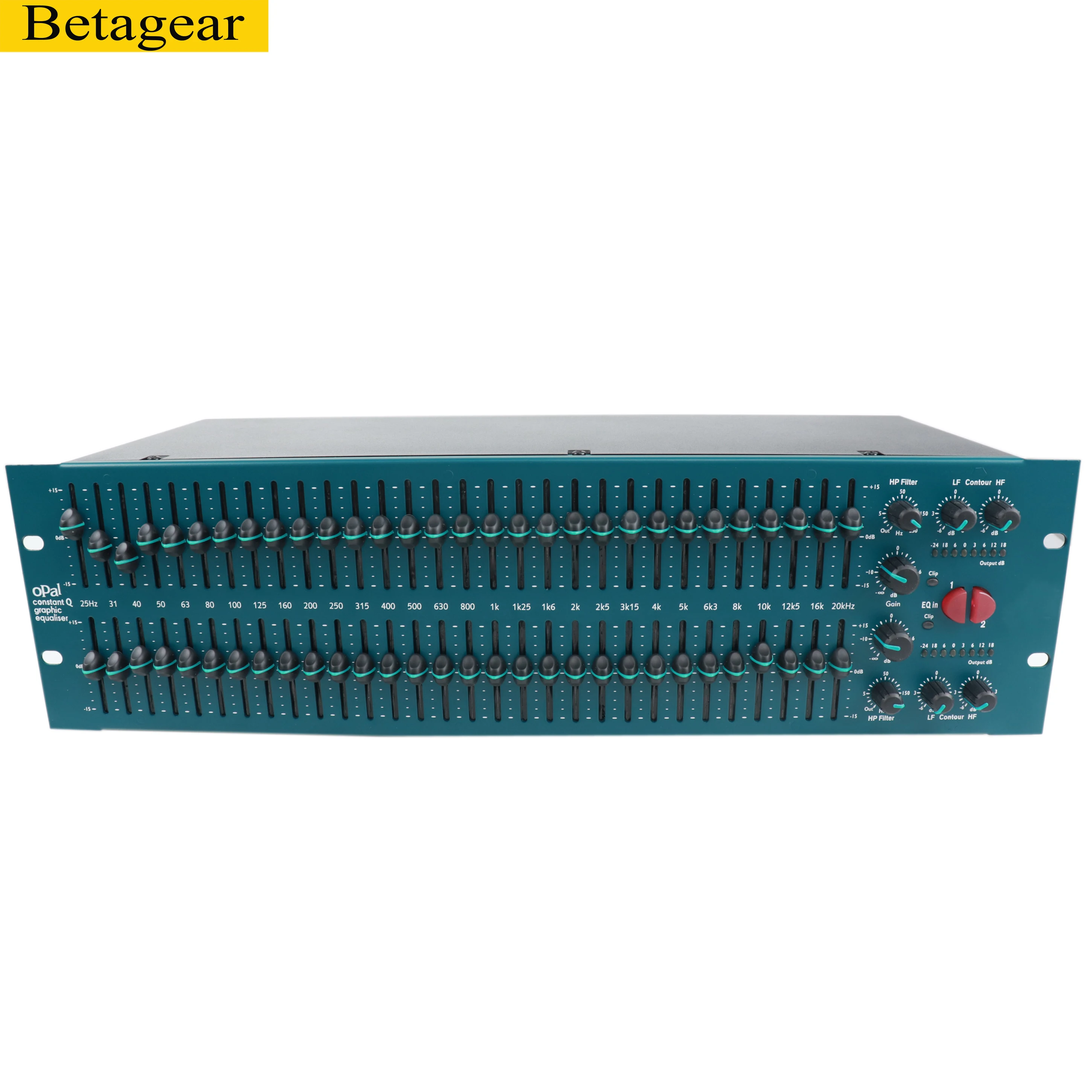 Betagear 31 полоса стерео Графический Эквалайзер EQ FCS966 управление динамиком графический эквалайзер Аудио графический эквалайзер Профессиональное аудио