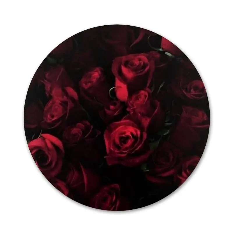 

rose Colorful Cute Badge Brooch Pin Accessories For Clothes Backpack Decoration gift