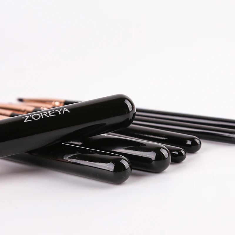 Бренд ZOREYA 7 шт. высокое качество набор кистей для макияжа пудра основа угловые