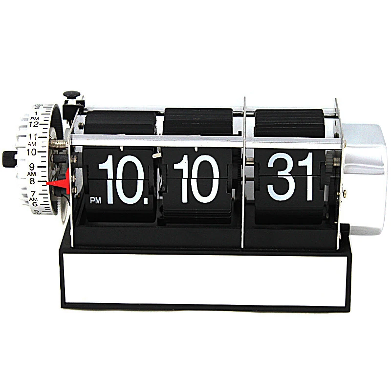 Настольные часы раскладушки в античном ретро стиле цифровые динамические с