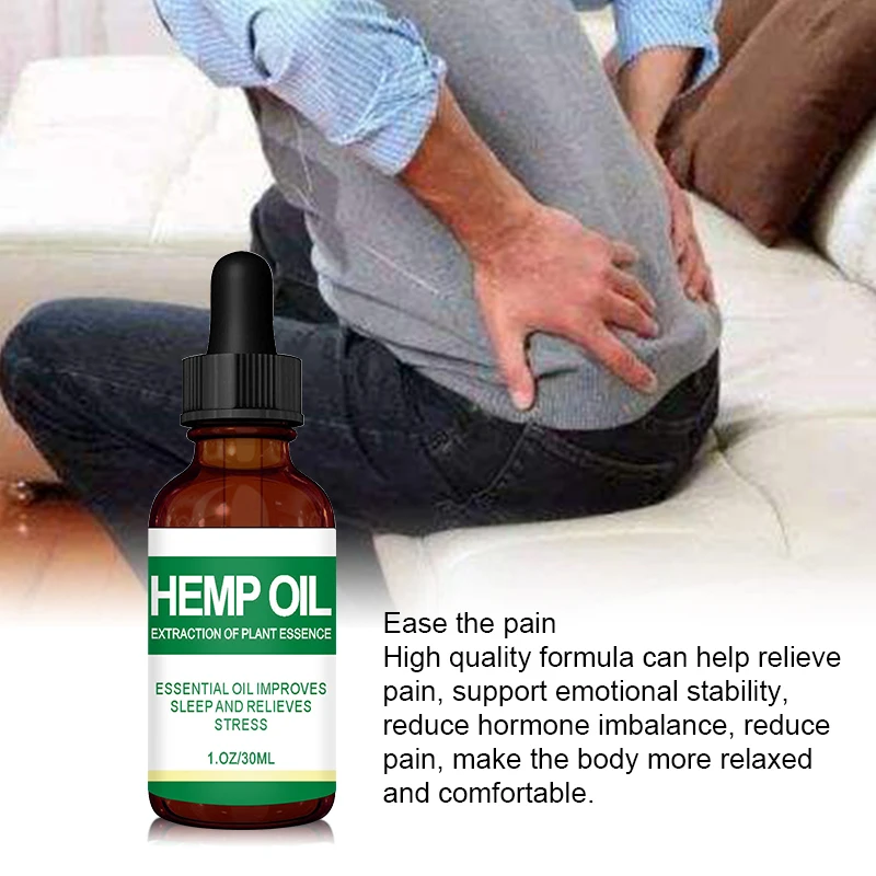 Конопляное масло снимает боль в мышцах улучшает сон Травяной Массаж эфирное