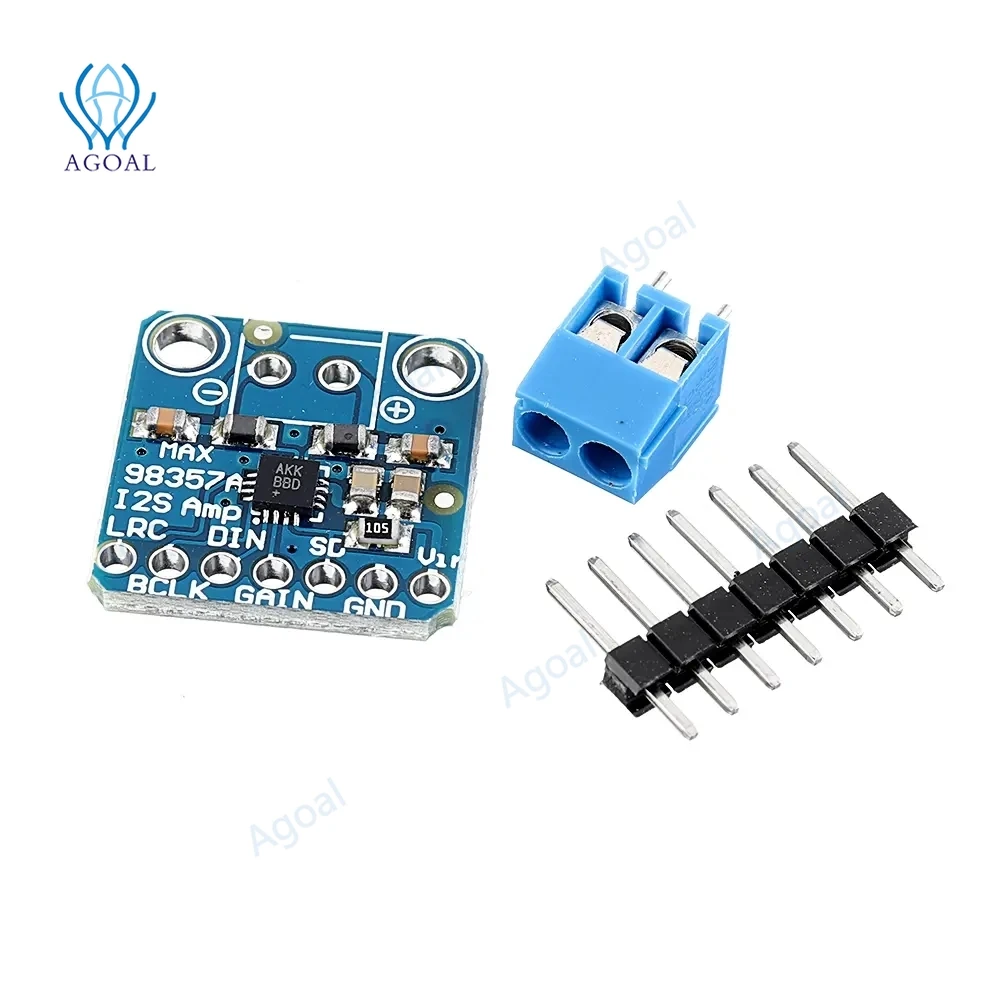 MAX98357 MAX98357A I2S 3W Class D Amplifier Breakout Interface DAC Decoder Audio | Электроника