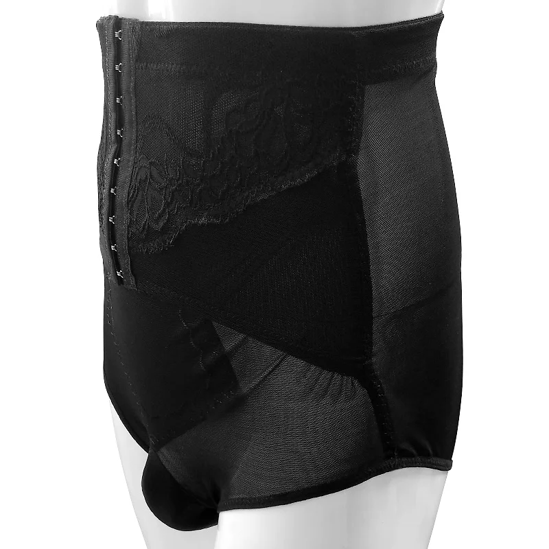 Sissy Body Shaper Panties Penis Pouch High Waist Tummy Control Belt Slimming  Beer Belly Abdomen Men Underwear Shape Boxers Wear