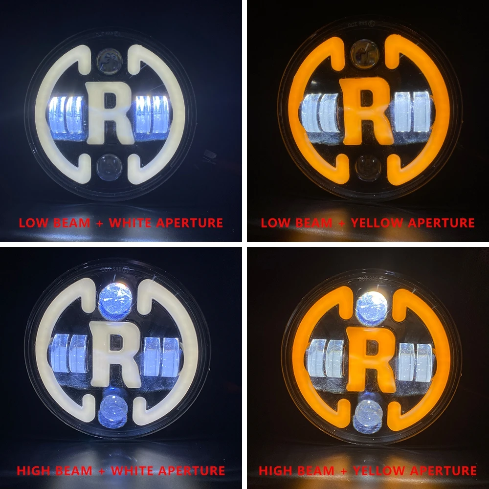 

R LED Headlight Auto Lights Factory High Quality High Lumen 12V 24V