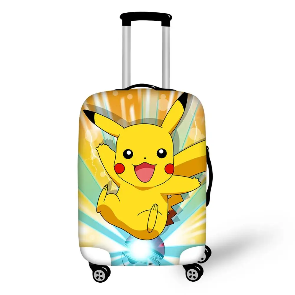 CDWX4452LMS HaoYun эластичный чехол для чемодана защитный дизайн Pokemon Пыленепроницаемый Чехол для багажа каваи Пикачу защитные аксессуары для багажа - Цвет: CDWX4452LMS