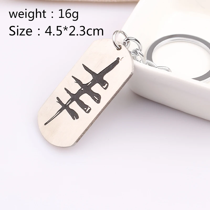 

Game Dead by Daylight Keychain Fashion Metal Keyring for Gift Chaveiro Car Key Chain Jewelry Keyholder Gifts