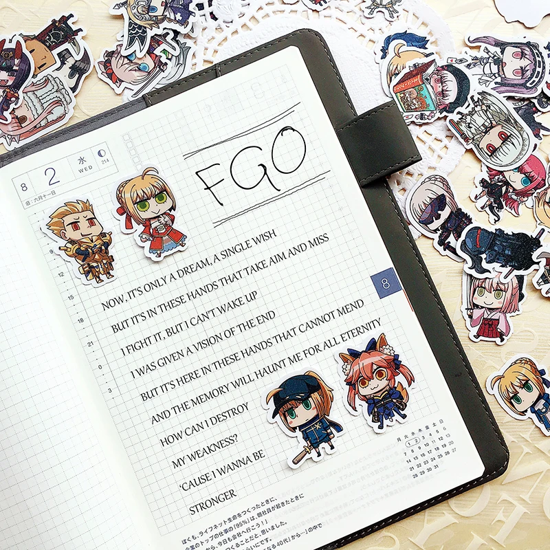 Оригинальная анимационная наклейка Fate FGO 43Pic мобильный телефон сабля лучника
