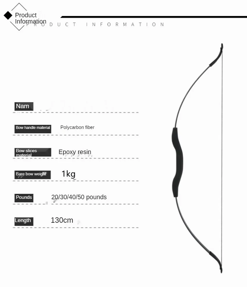 Монгольский лук 20-50 фунтов охотничий традиционный Рекурсивный из наносмолы