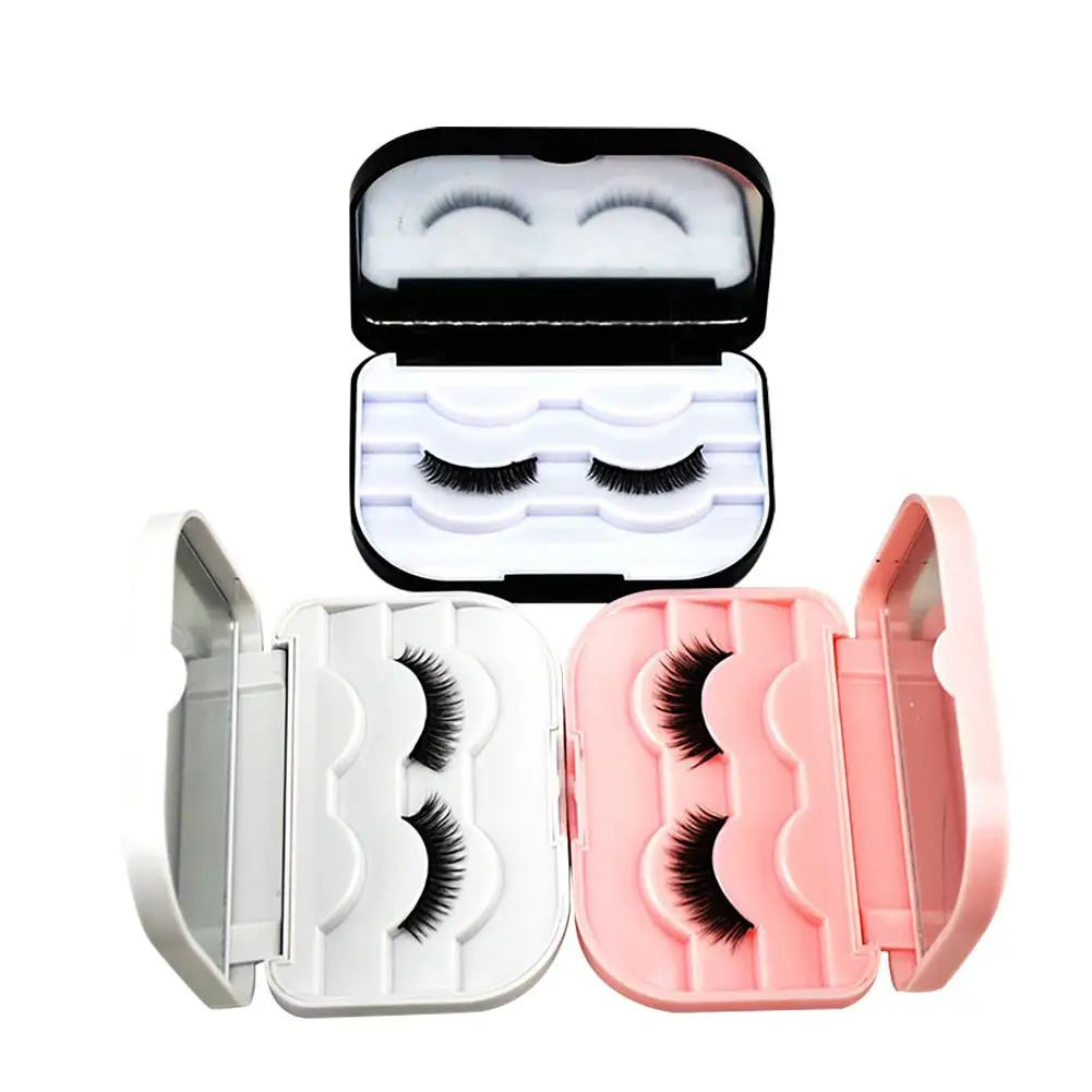 3 пары коробок для хранения накладных ресниц пластиковые коробки ложных