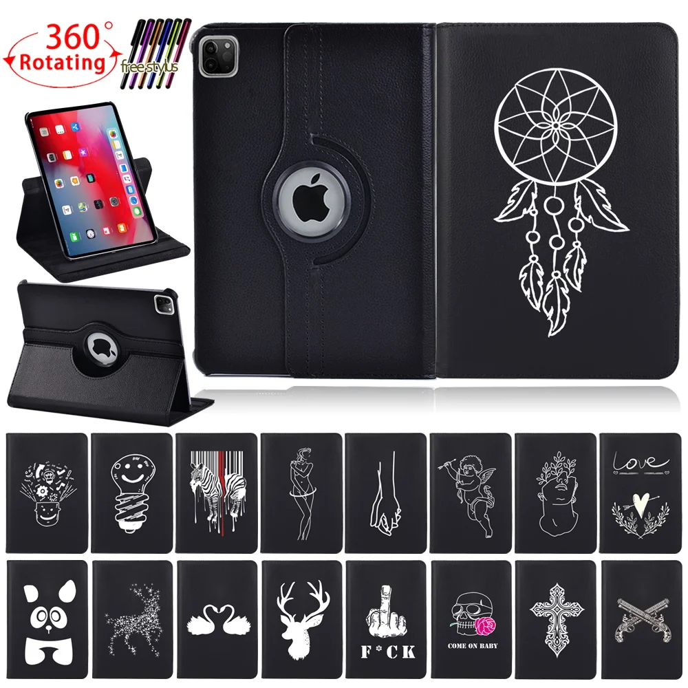 

360 Rotating Tablet Case for Apple IPad Air 1/2/Air 3rd Gen 2019/Air 4th Gen 2020 Automatic Wake-up Function Protective Case