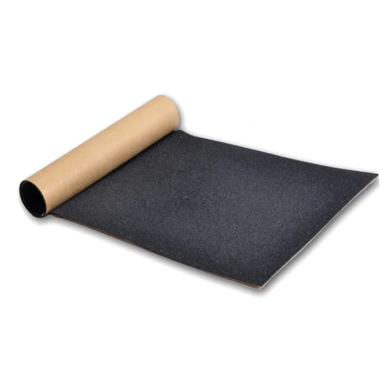 Black Skate Scooter Sandpaper Sticker 1PC Perforated Skateboard Deck Tape Sands Paper 80cm*20cm | Спорт и развлечения