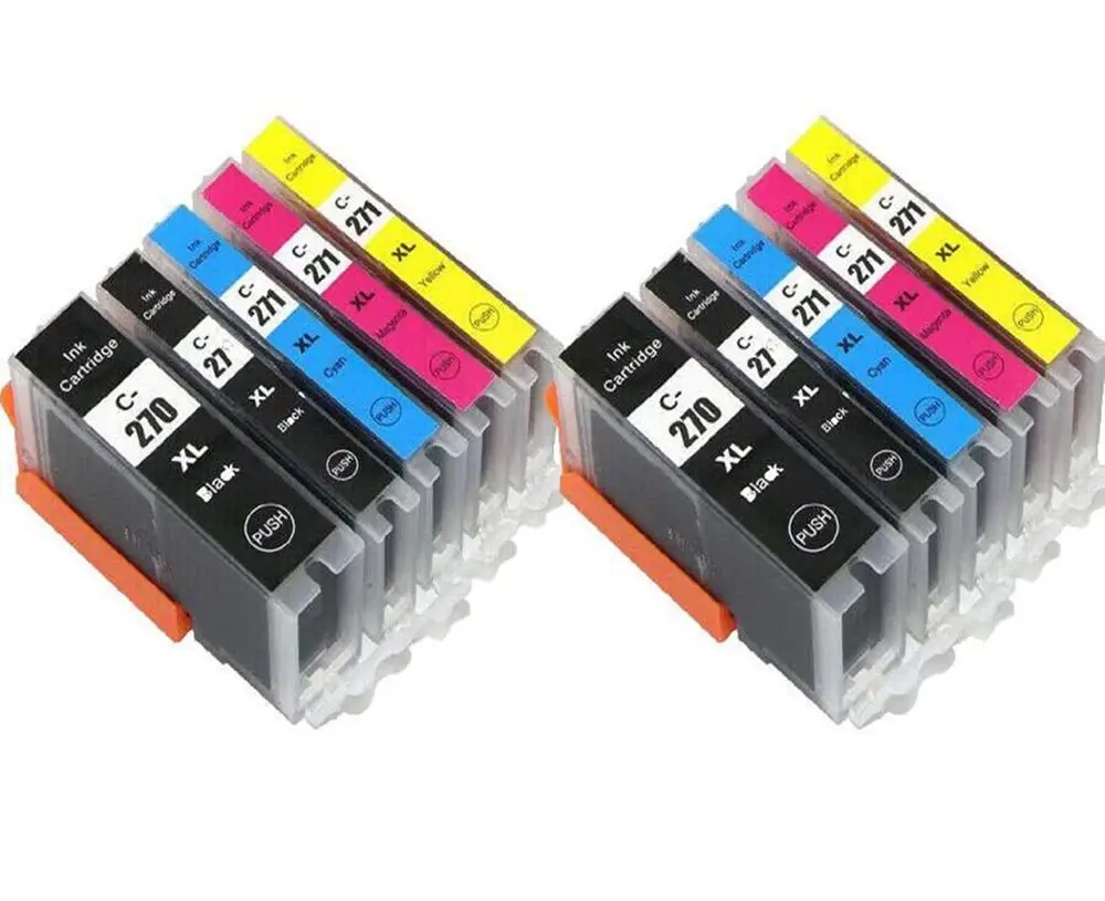 10PK PGI-270/CLI-271 совместимые картриджи lnk для принтера MG6821 MG6822 TS5020 TS6020 - купить по