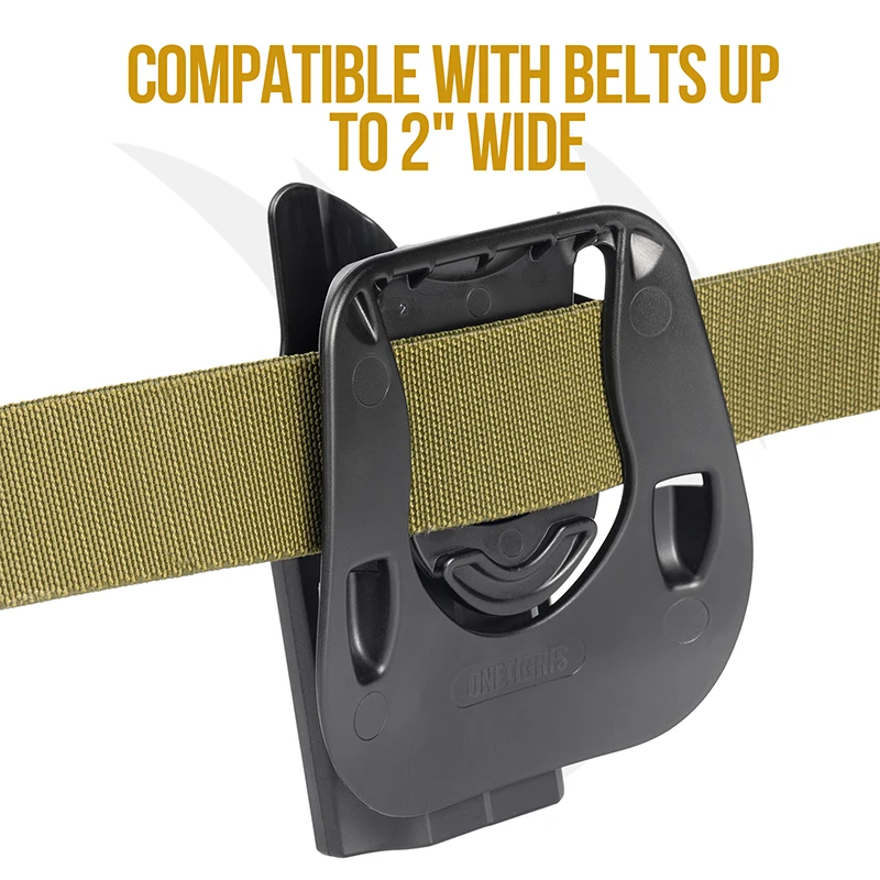 

OneTigris Polymer Pistol Holster Tactical Belt Holster With Auto Lock System Fits Smith & Wesson M&P 9mm/.40 Full size S&W M&P