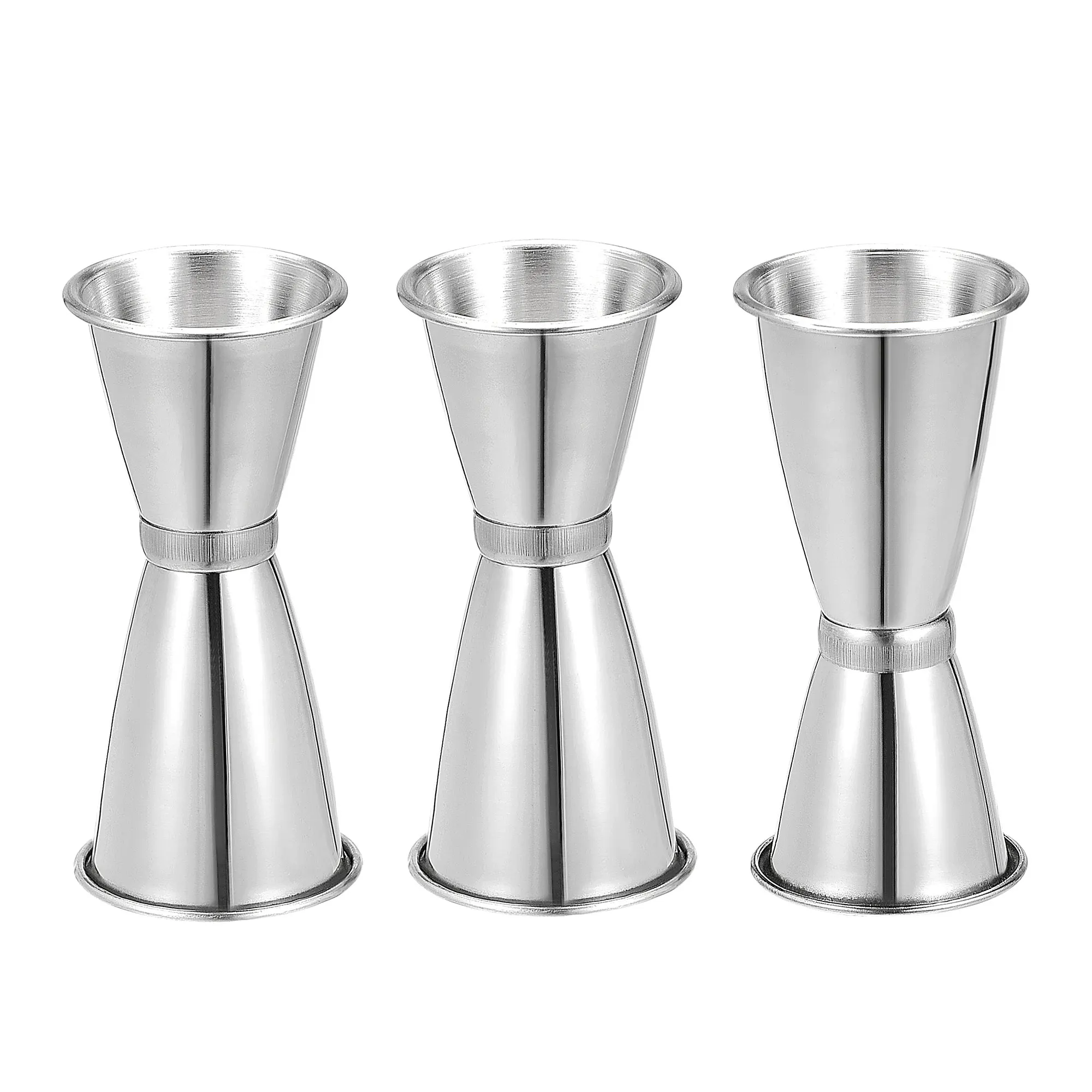 

Uxcell Measuring Cup 40ml/25ml 304 Stainless Steel Double Head Beaker Silver Tone for Lab Kitchen Liquids 3Pcs
