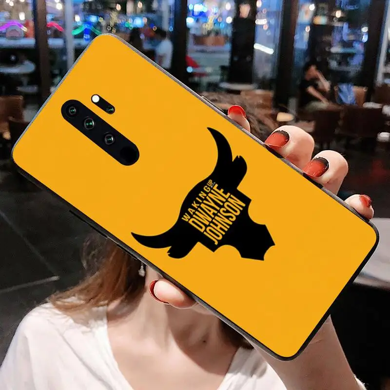 PENGHUWAN the rock dwayne Phone Case for Redmi Note 9 8 8T 8A 7 6 6A Go Pro Max K20 K30 | Mobile Cases &amp Covers