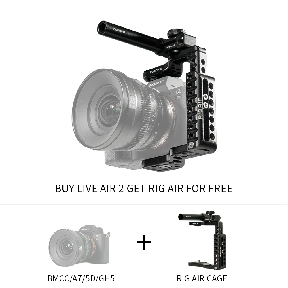 PDMOVIE LIVE AIR 2 PDL-AFP 2S Bluetooth Беспроводная система управления фокусом для DJI Ronin S DSLR Camera