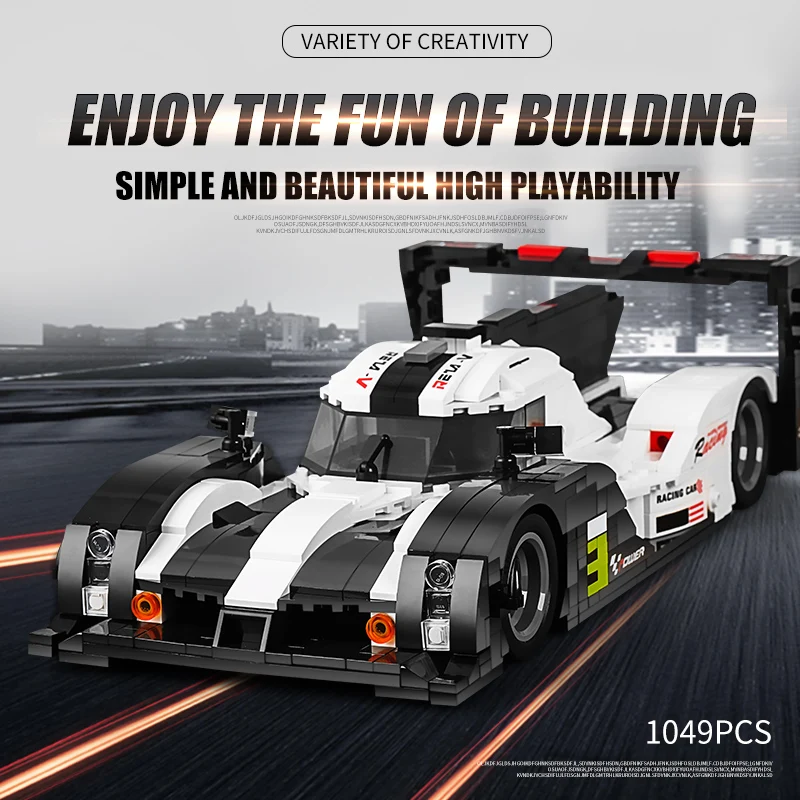 Высокотехнологичные автомобили MOULD KING 10002 игрушки 919 модель супер гоночного