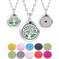 new aromatherapy necklace jewelry perfume essential oil diffuser open locket rhinestone pendant aroma diffuser necklace