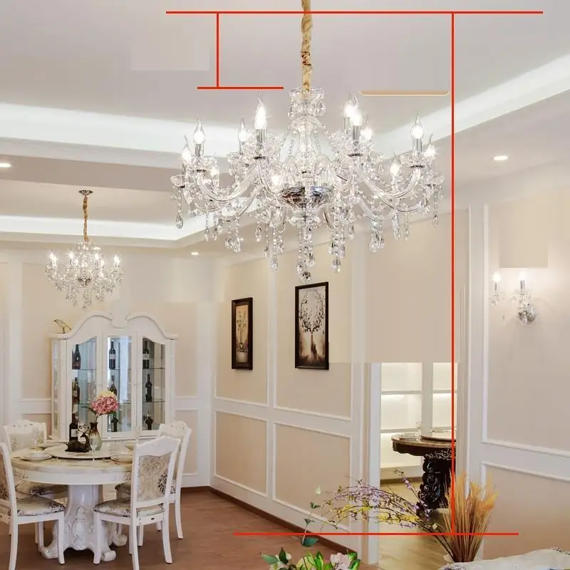 

Lampara De Techo Colgante Moderna Para Comedor Crystal Suspendu Suspension Luminaire Luminaria Lampen Modern Pendant Light