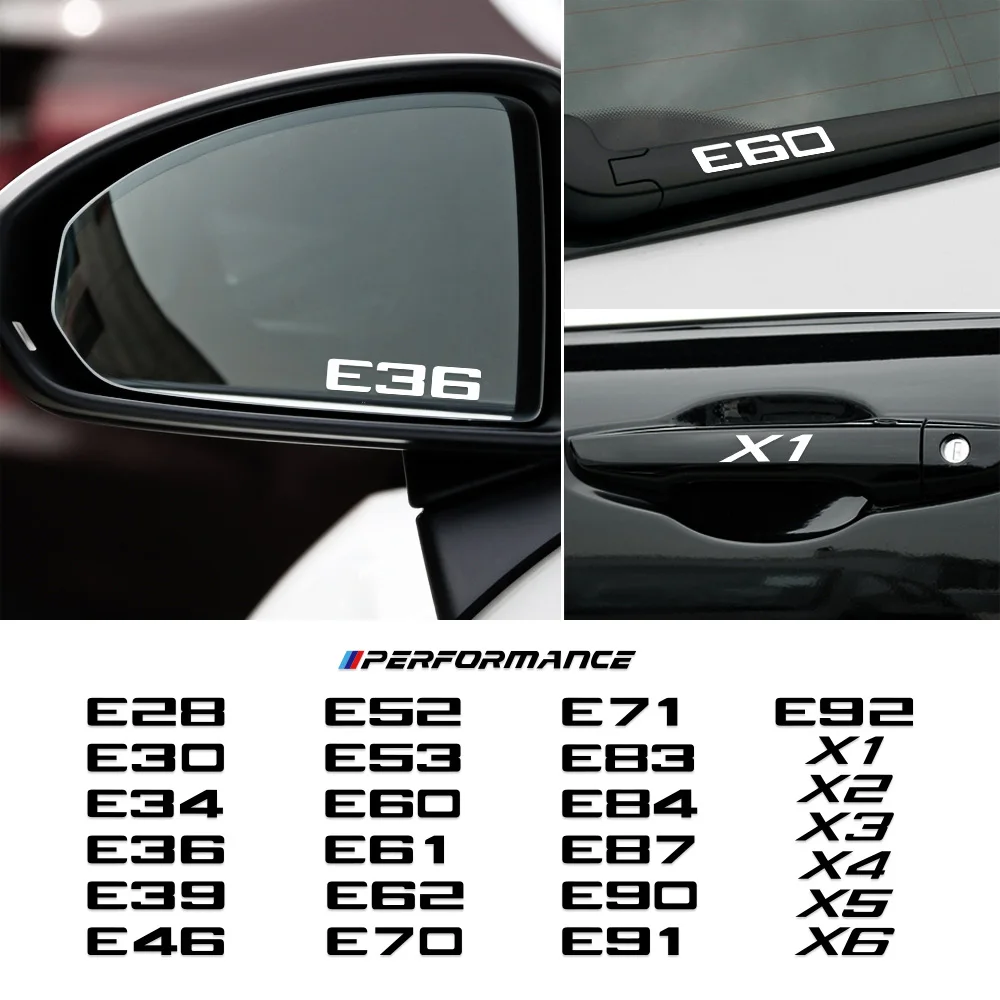 

4x Car Door Handle Sticker for BMW E28 E30 E34 E36 E39 E46 E52 E53 E60 E61 E62 E70 E71 E83 E84 E87 E90 E91 E92 X1 X2 X3 X4 X5 X6