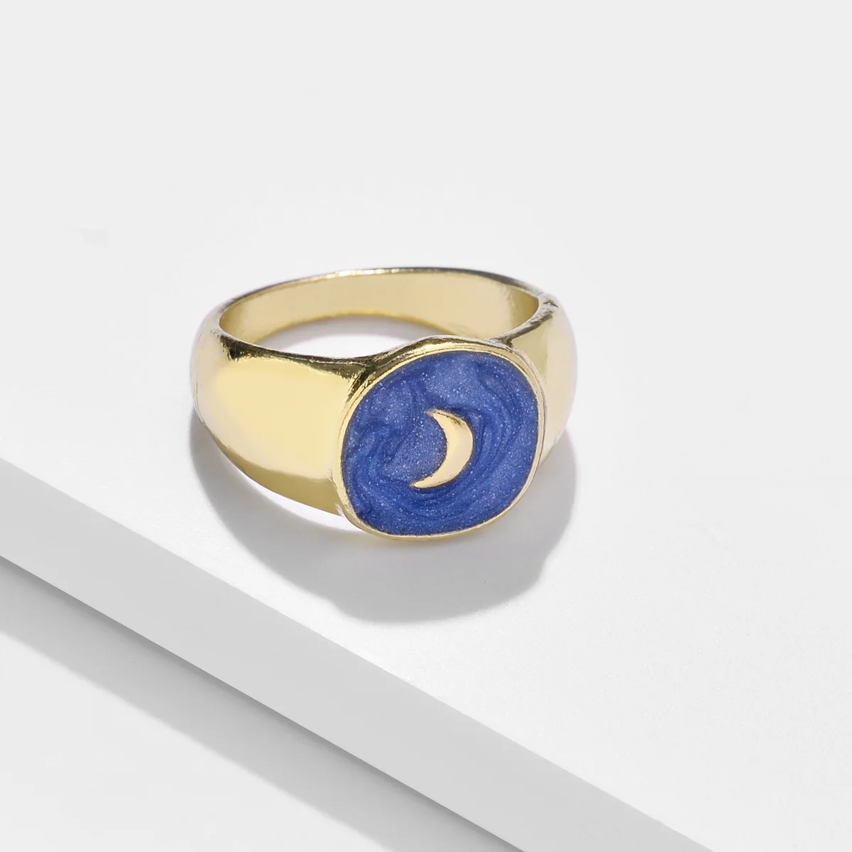 Модные ювелирные изделия кольцо для женщин в стиле панк с масляной бабочкой