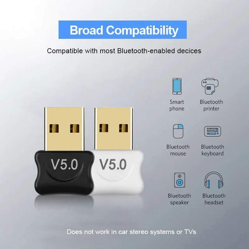 USB Bluetooth 5 0 передатчик аудио приемник беспроводной адаптер авто для компьютера ПК