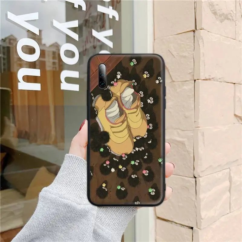 

Studio Ghibli Spirited Away Soot Totoro Phone Case for Samsung S6 S7 edge s8 s9 s10 S20 plus lite2019 2020 S10E Cover