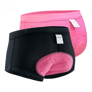 Women Cycling Underwear Sports Pattern Shorts Tight Bicycle Shorts Female Shorts Riding Bike Underpants