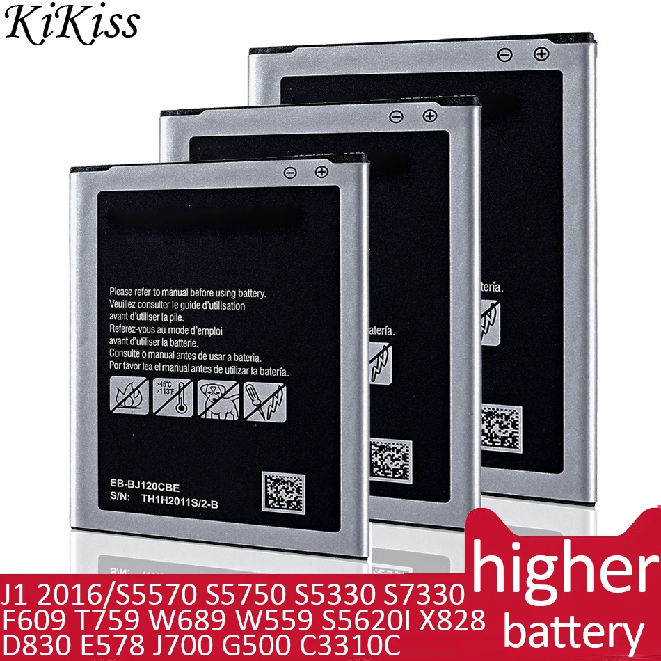 

Battery For Samsung Galaxy J1 2016/S5570 S5750 S5330 S7330 F609 SGH-E251 T759 W689 W559 S5620I X828 D830 E578 J700 G500 C3310C