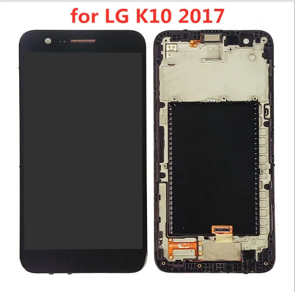 Для LG K10 2017 M250 M250N M250E ЖК-дисплей сенсорный экран дигитайзер стекло в сборе с рамкой