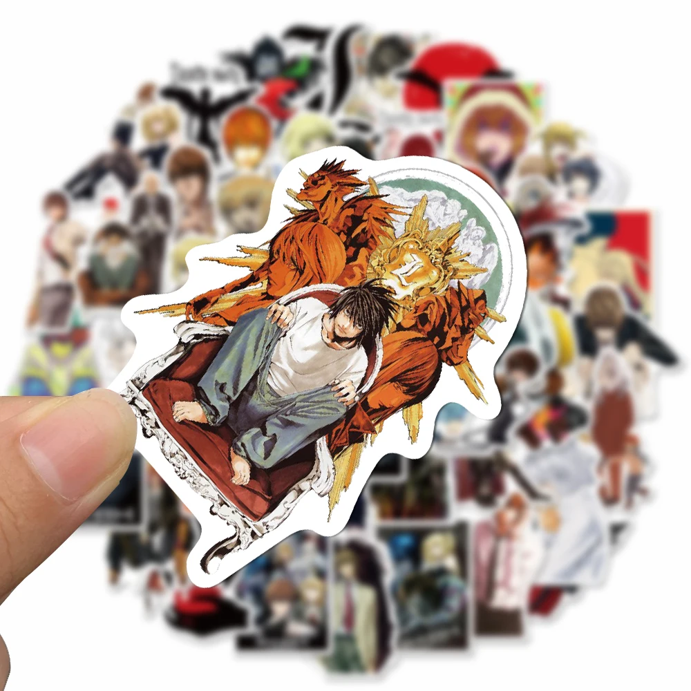 50 шт в наборе короткая футболка с героями из японского аниме тетрадь смерти