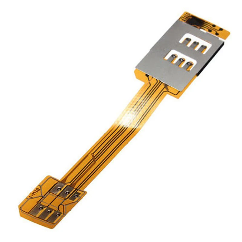 1 шт. смартфон адаптер сим карты для iPhone 5 5S 5C 6 Портативный Dual SIM адаптера Converer