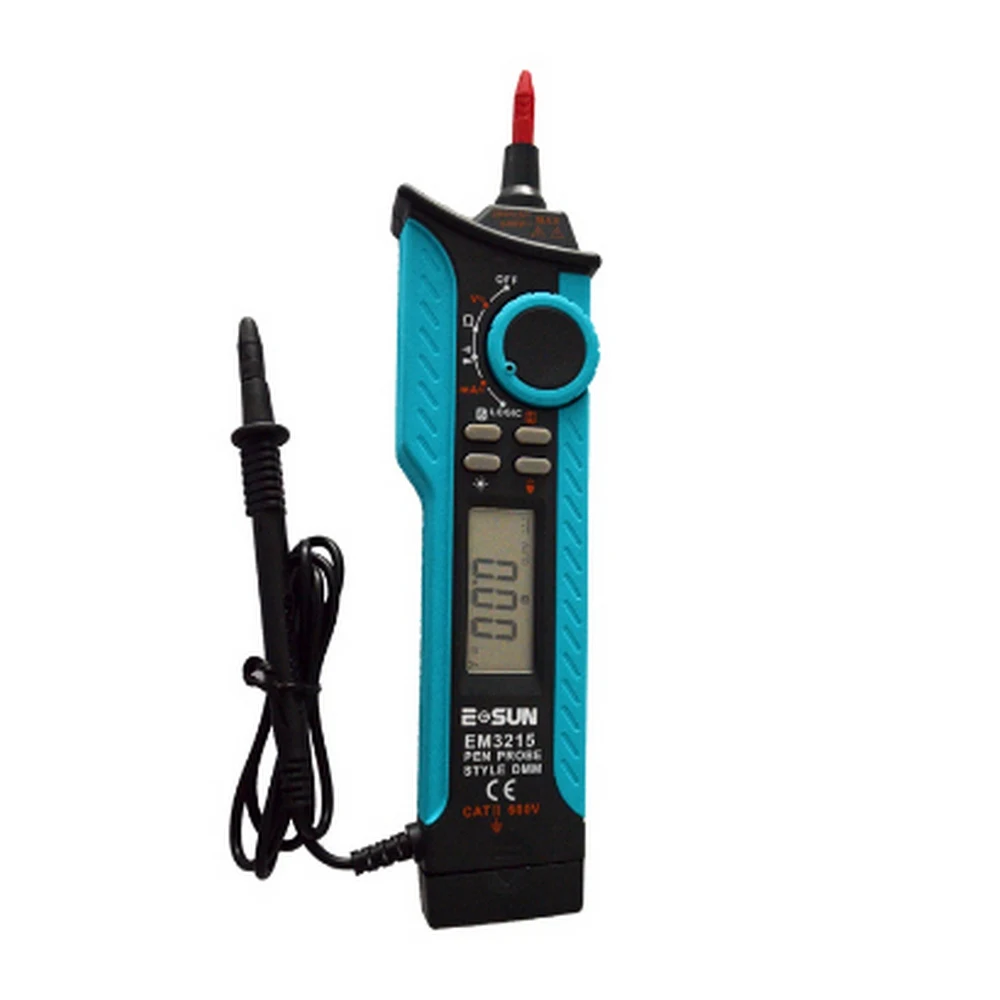 

EM3215 Digital Voltmeter 690V AC DC Voltage Meter metal Detector Waterproof Test Pen Full LCD Display RCD Test Auto Range