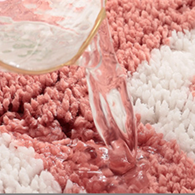 

Flocking Fruit Peach Lemon Shape Home Entrance Mat Bedroom Bathroom Door Non-slip Foot Pad