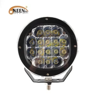 okeen 80w 5inch led work light bar round led driving lamp spot flood cover off road fog bulb for offroad tractor 4wd 4x4 utv