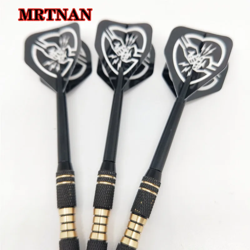 

3PCS high quality black professional darts 18g safety soft darts indoor soft darts game electronic soft tips