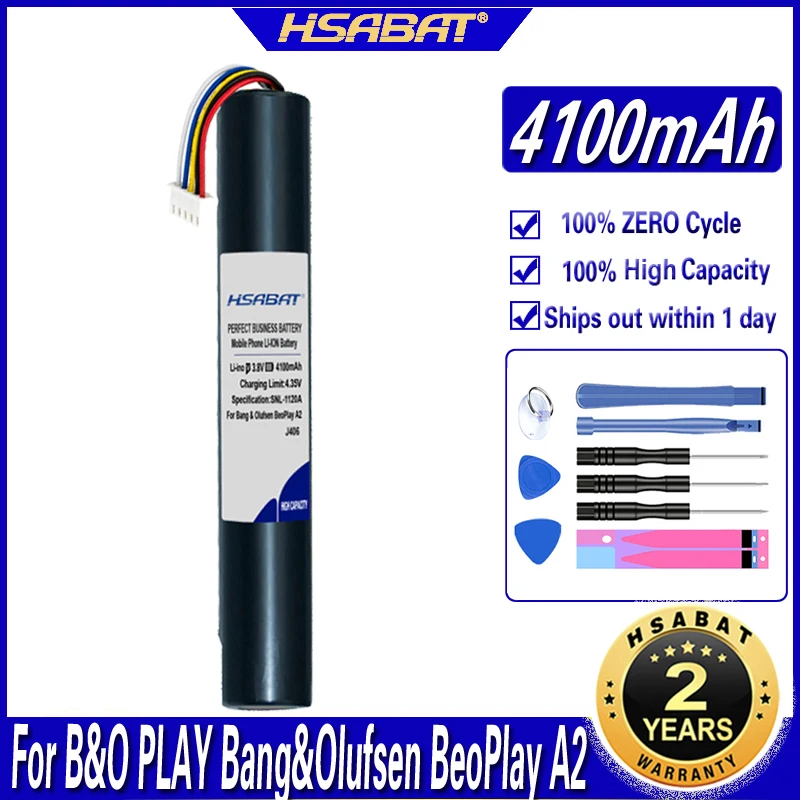 Аккумулятор HSABAT J406 4100 мАч для B &amp O PLAY Bang Olufsen BeoPlay A2/Active/BeoLit 15/BeoPlayBeoLit 17 |