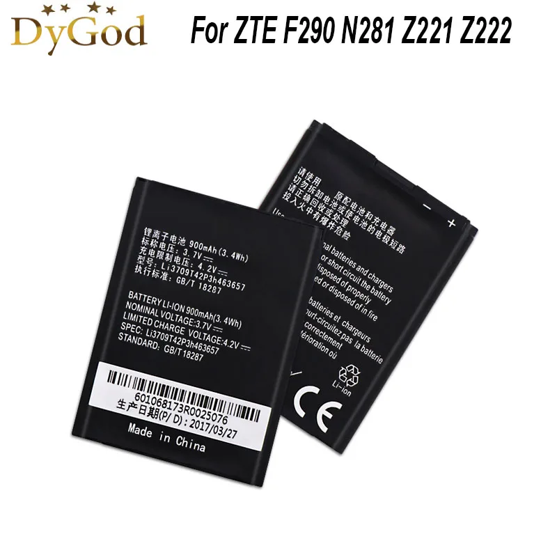 

Li3709T42P3h463657 Phone Battery For ZTE F290 N281 Z221 Z222 Battery 900mAh Replacement Backup Batteria Batterie