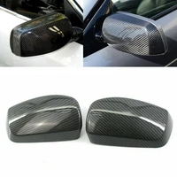 2pcs car side mirror cover replacement rearview mirror covers for bmw 5 series e60 years 04 07 51167078360 51167078359
