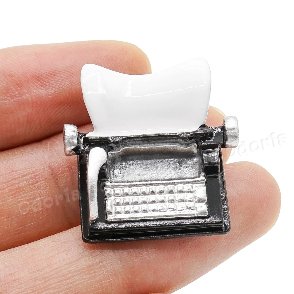 Odoria 1:12 миниатюрная черная машинка для письма антикварная старомодная учебная