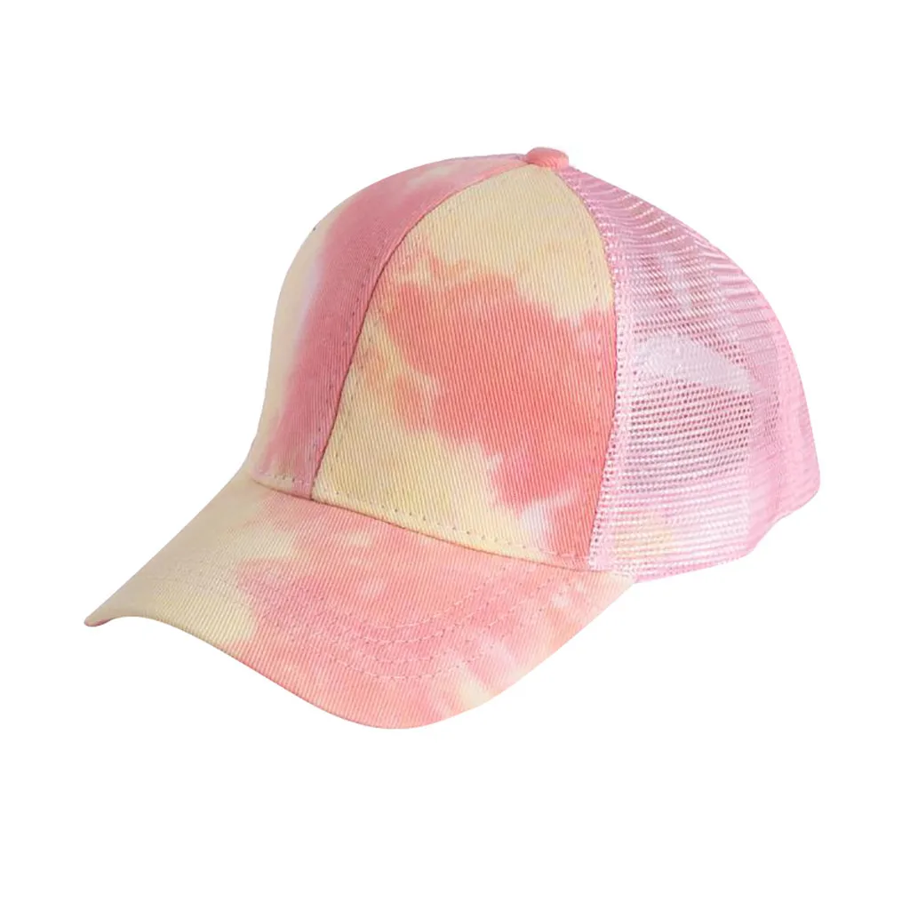 

Gorras Tie-dye Messy Men Hats Ponytail Hip Hop Sports Cap Snapback Hats Hat Breathable Baseball Women Cap Summer Dad Bun Baseba