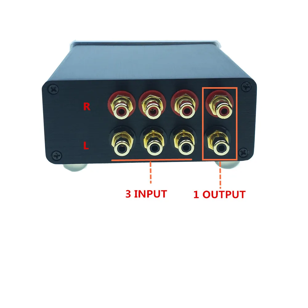 Селектор аудиосигнала HIFI с пассивным аудиовходом селектор источника