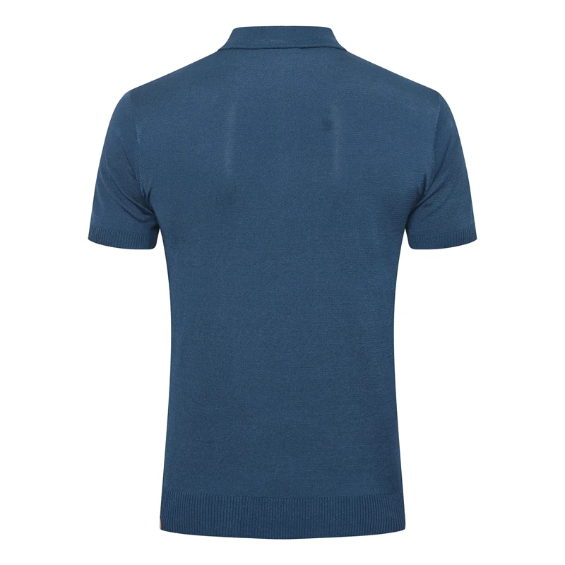 Рисунок 4 - Мужская шелковая рубашка-поло с коротким рукавом