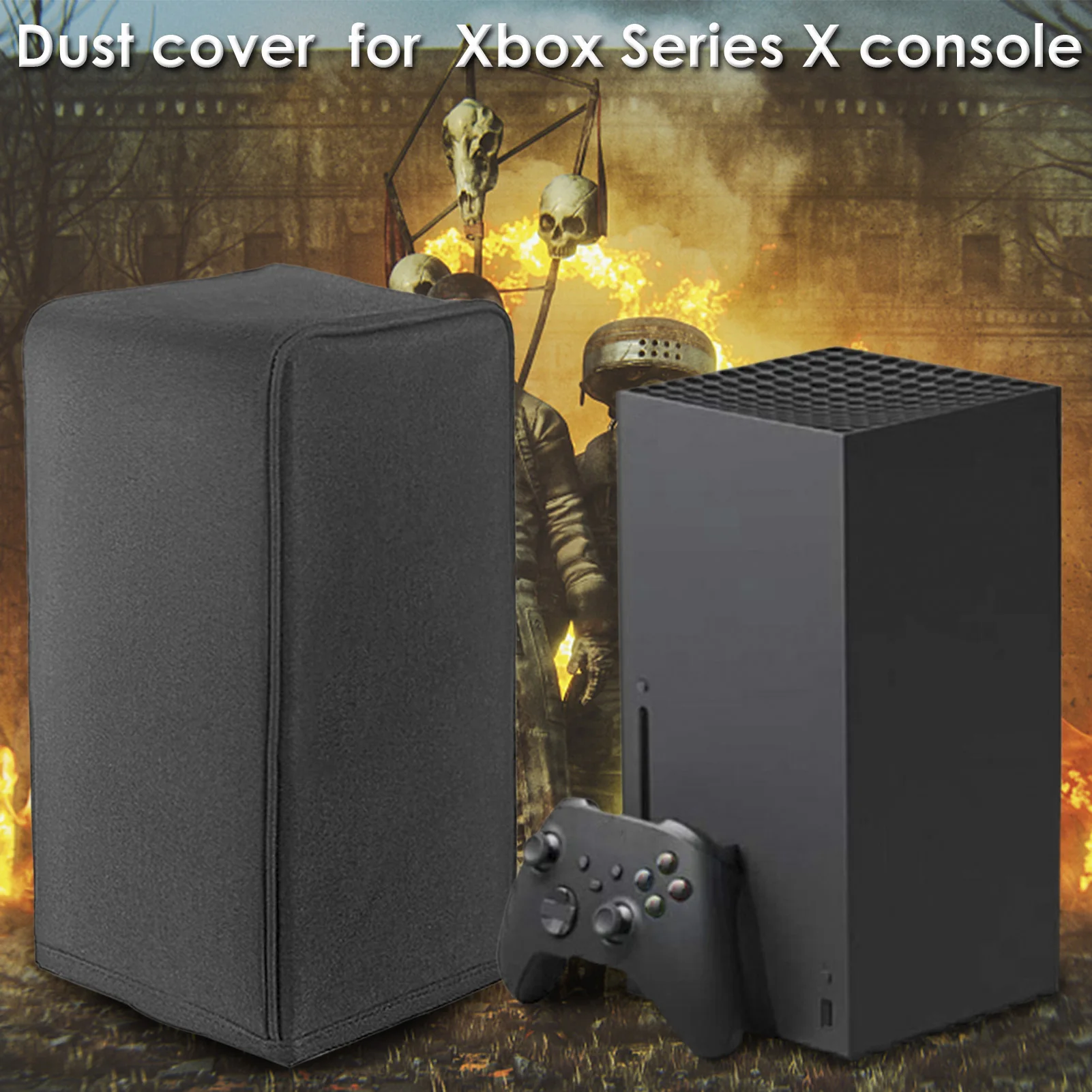 

For Xbox Series X Dust Protection Cover Nylon Cloth Washable Protective Case
