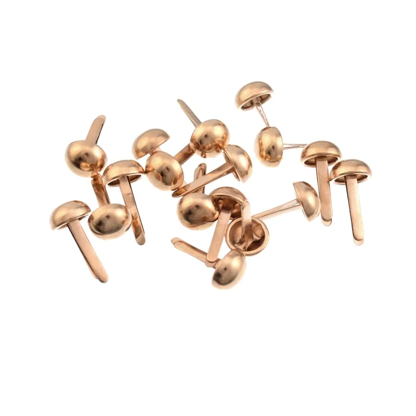 200 шт. конические Серебристые круглые браслеты для скрапбукинга в стиле панк